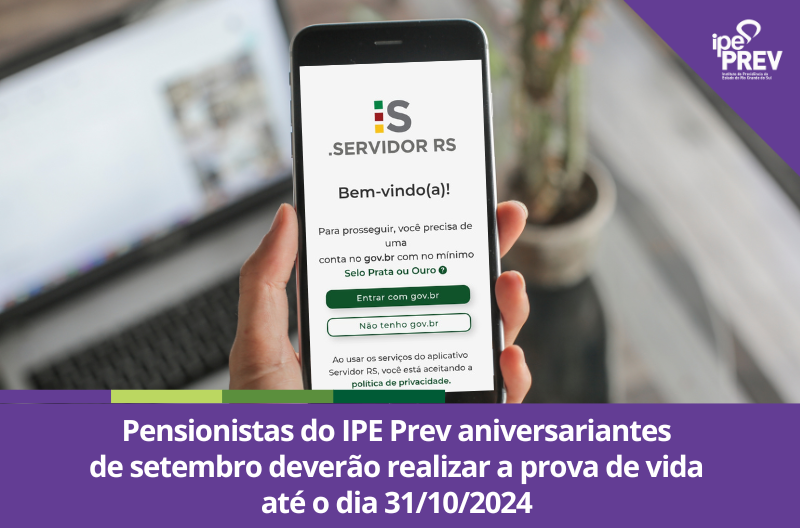 Pensionistas aniversariantes de setembro deverão realizar a prova de vida até o dia 31/10