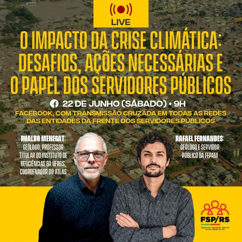 O impacto da crise climática: desafios, ações necessárias e o papel dos servidores públicos.