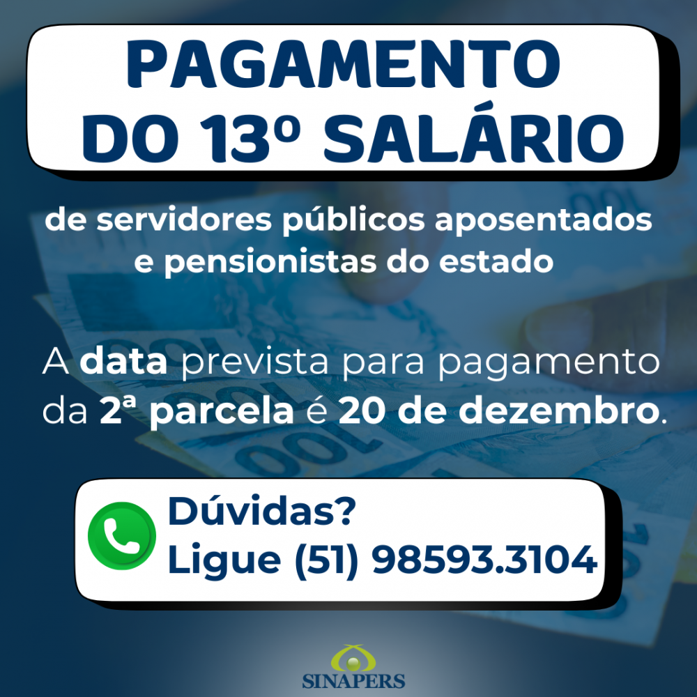 Paramento do 13º salário