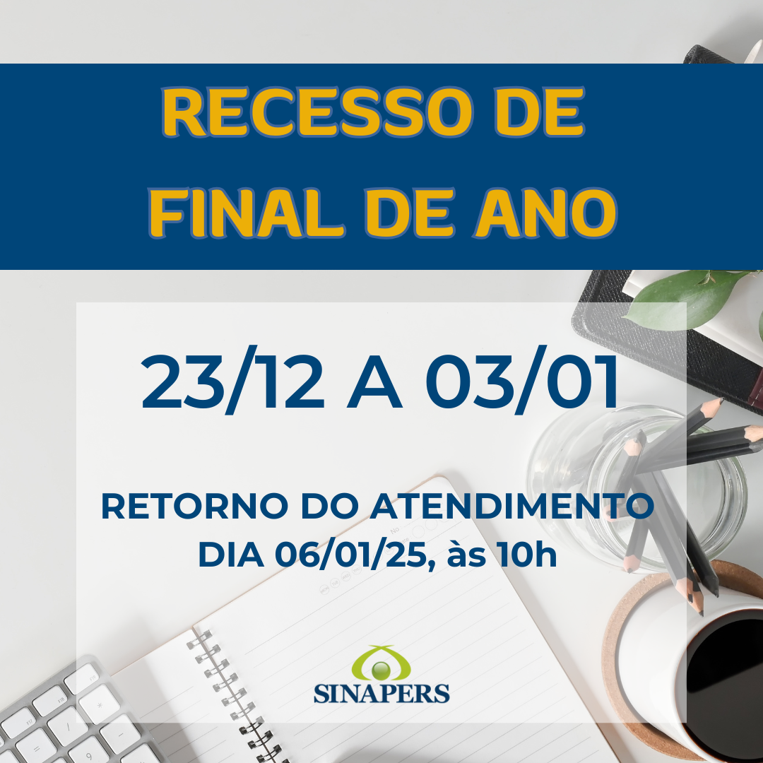 RECESSO DE FINAL DE ANO 